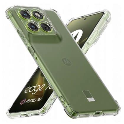 Techsuit Shockproof Clear Silicone - θήκη για Motorola Edge 70 - Διάφανο