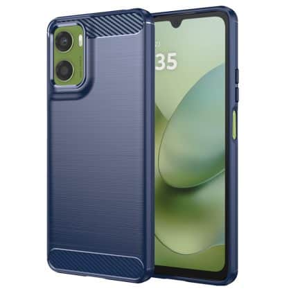 Techsuit Carbon Silicone - θήκη για Motorola Moto G06 - Μπλε