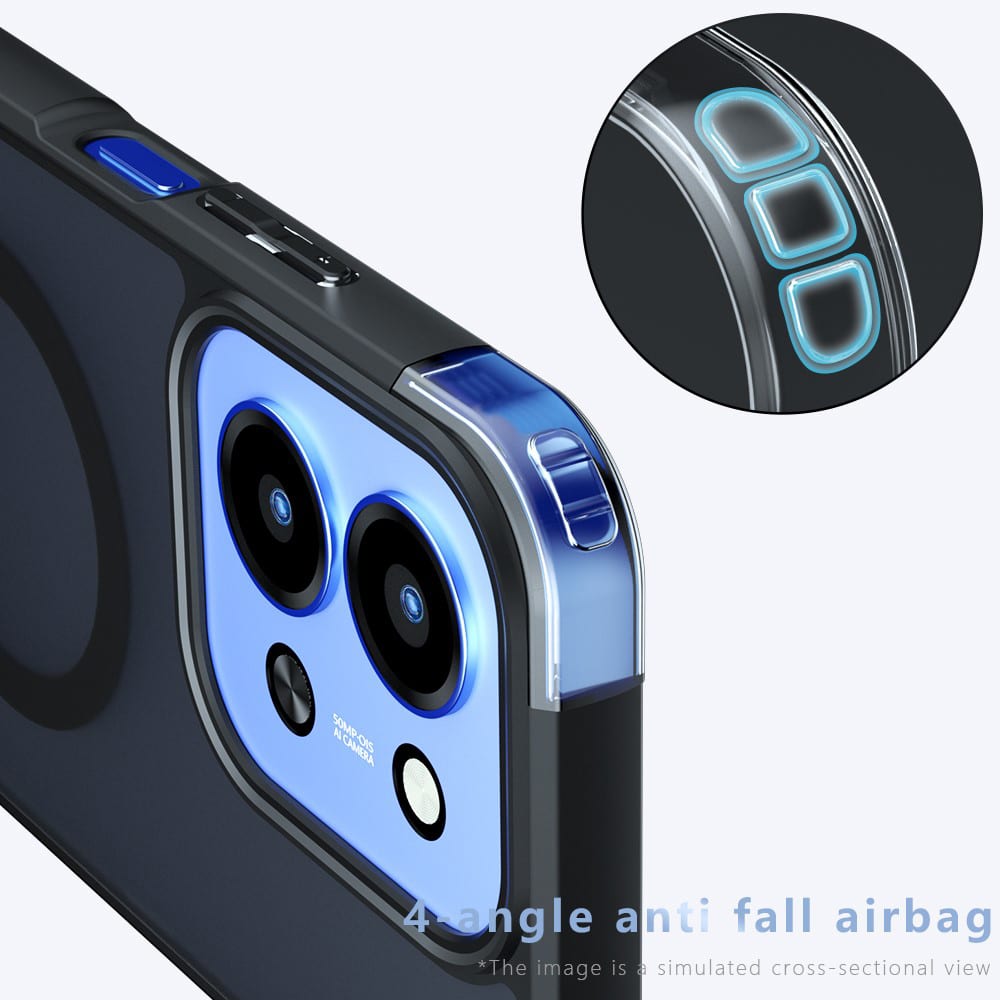 Techsuit PureFrost MagSafe - θήκη για Xiaomi Redmi 15C 4G - Μαύρο - Image 5