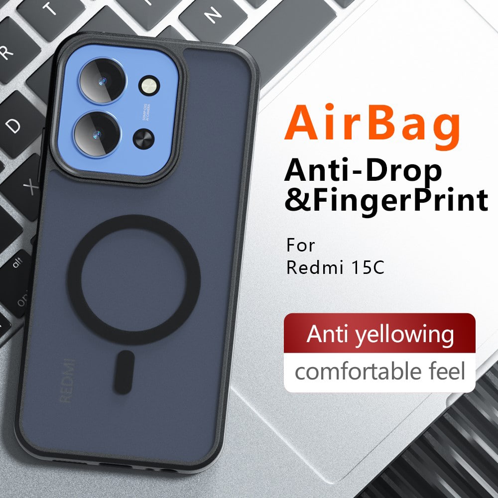 Techsuit PureFrost MagSafe - θήκη για Xiaomi Redmi 15C 4G - Μαύρο - Image 4