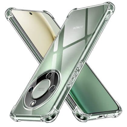 Techsuit - Shockproof Clear Silicone - Honor Magic8 Lite - Clear