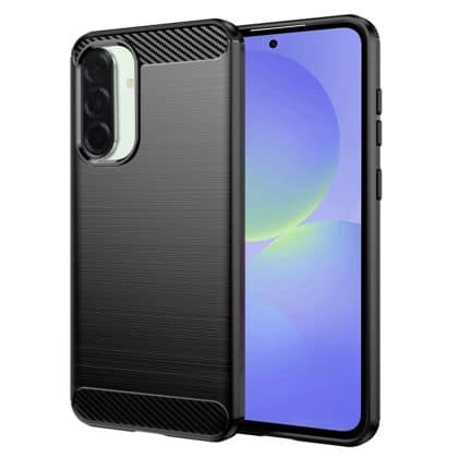 Techsuit Carbon Silicone - θήκη για Samsung Galaxy A37 - Μαύρο