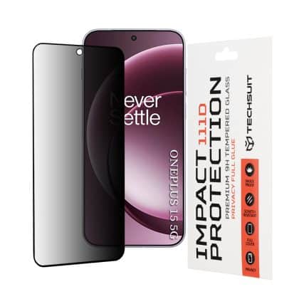 Techsuit - 111d Privacy Full glue - Oneplus 15 - Black