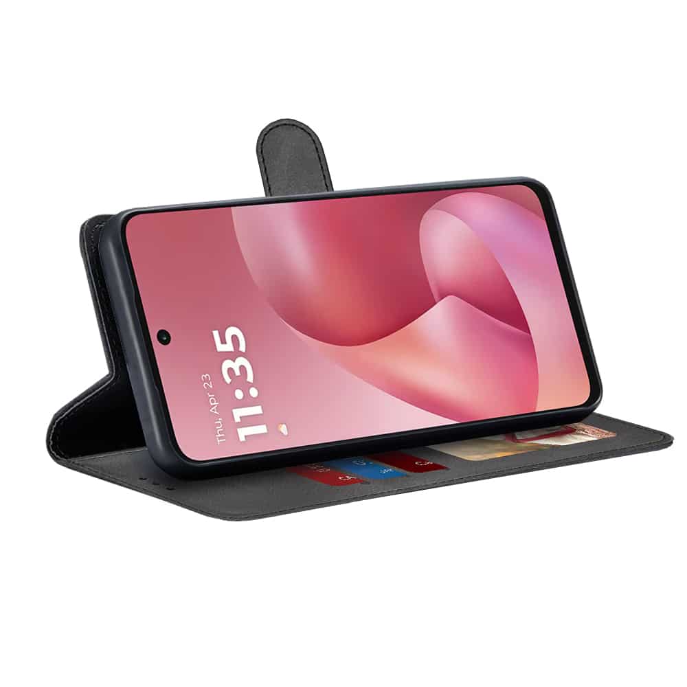 Techsuit - Diary Book - Motorola Moto G57 Power / G67 Power - Black - Image 2