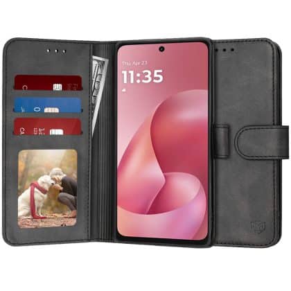 Techsuit - Diary Book - Motorola Moto G57 Power / G67 Power - Black
