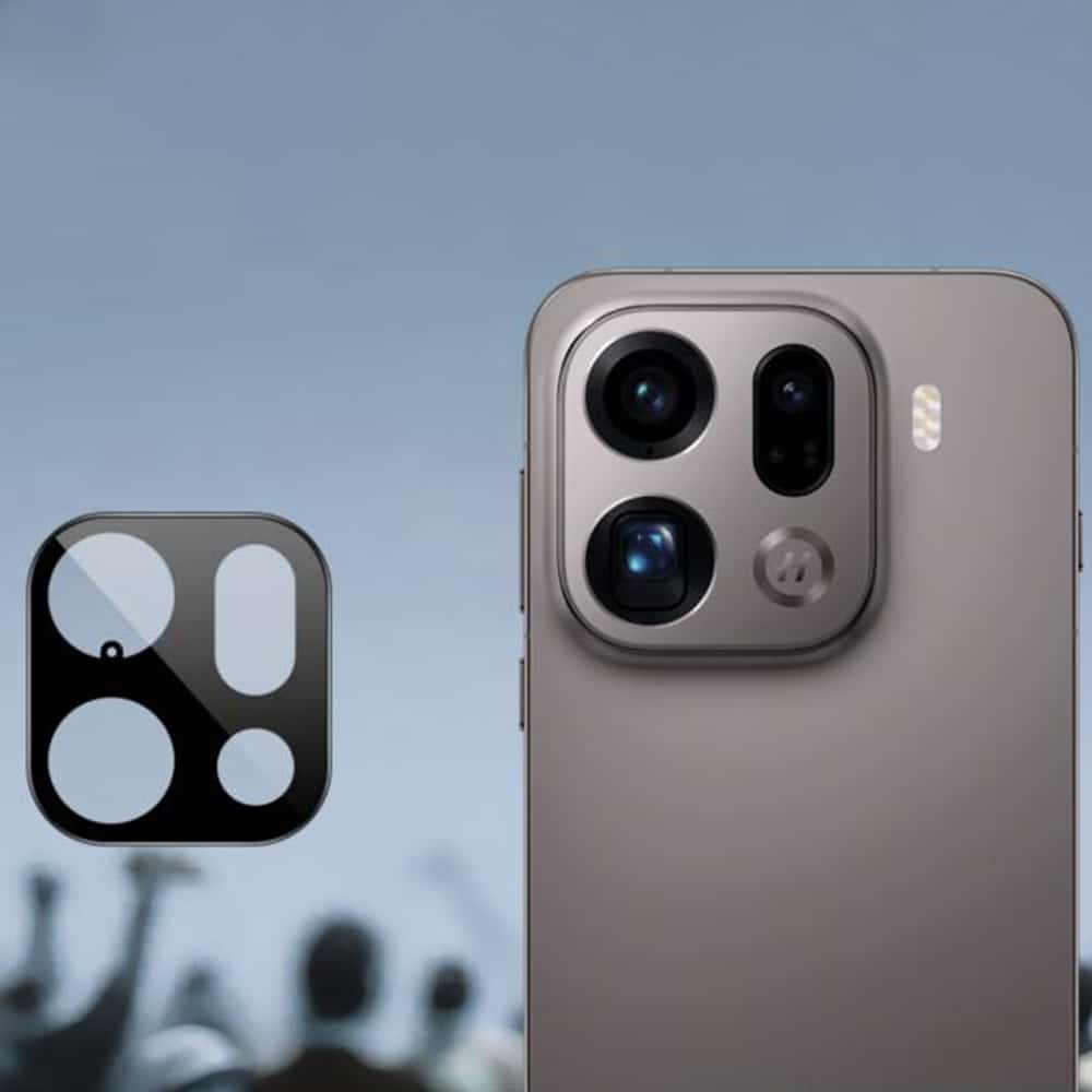 Techsuit - Full Camera Glass - Oppo Find X9 Pro - Black - Image 2
