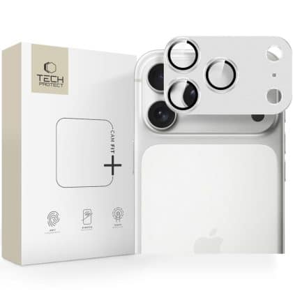 Προστατευτικό κάμερας Tech-Protect Camfull Fit+ iPhone 17 Pro Max Silver