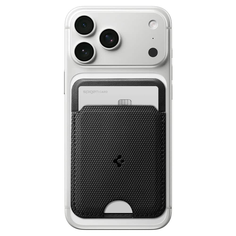 Spigen S314-3 Slim Fold Tripod Magsafe Universal Magnetic Card Holder Black - Image 3