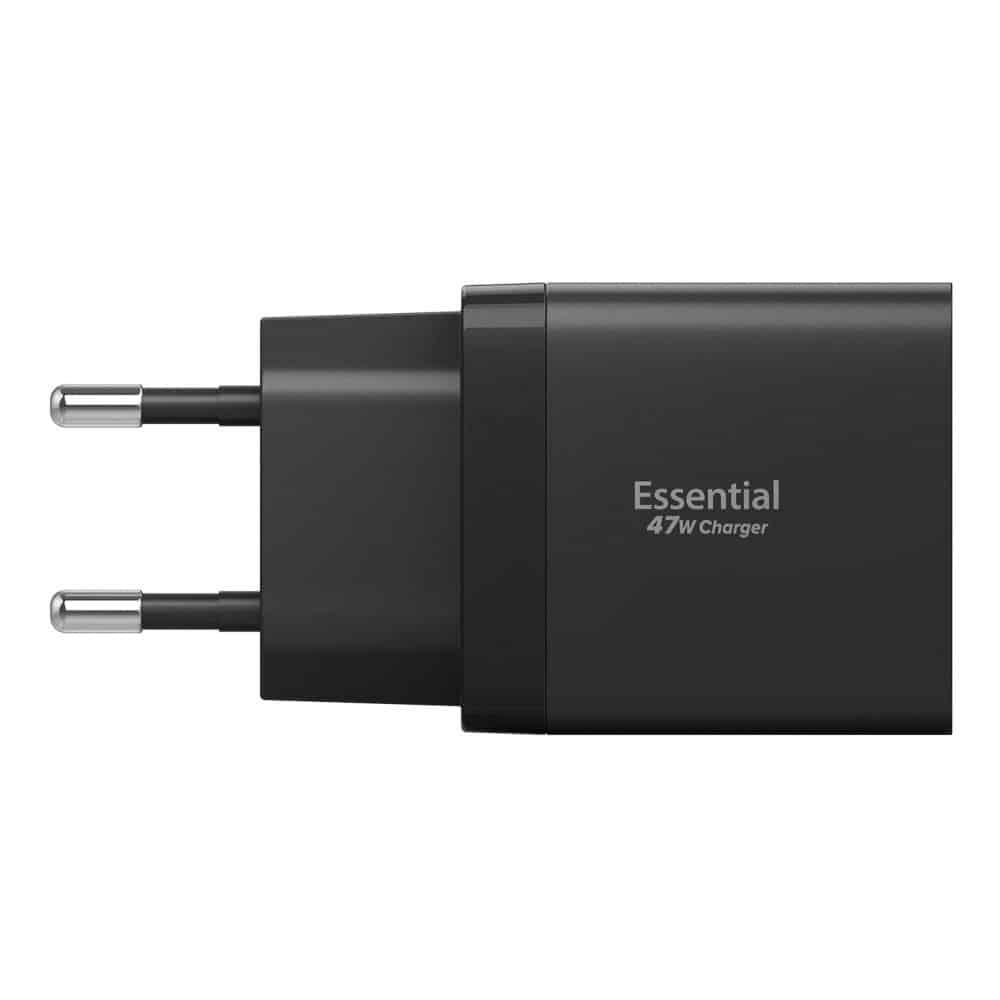 Spigen Essential Ee472eu 2-Port Network Charger 47w Black - Image 3