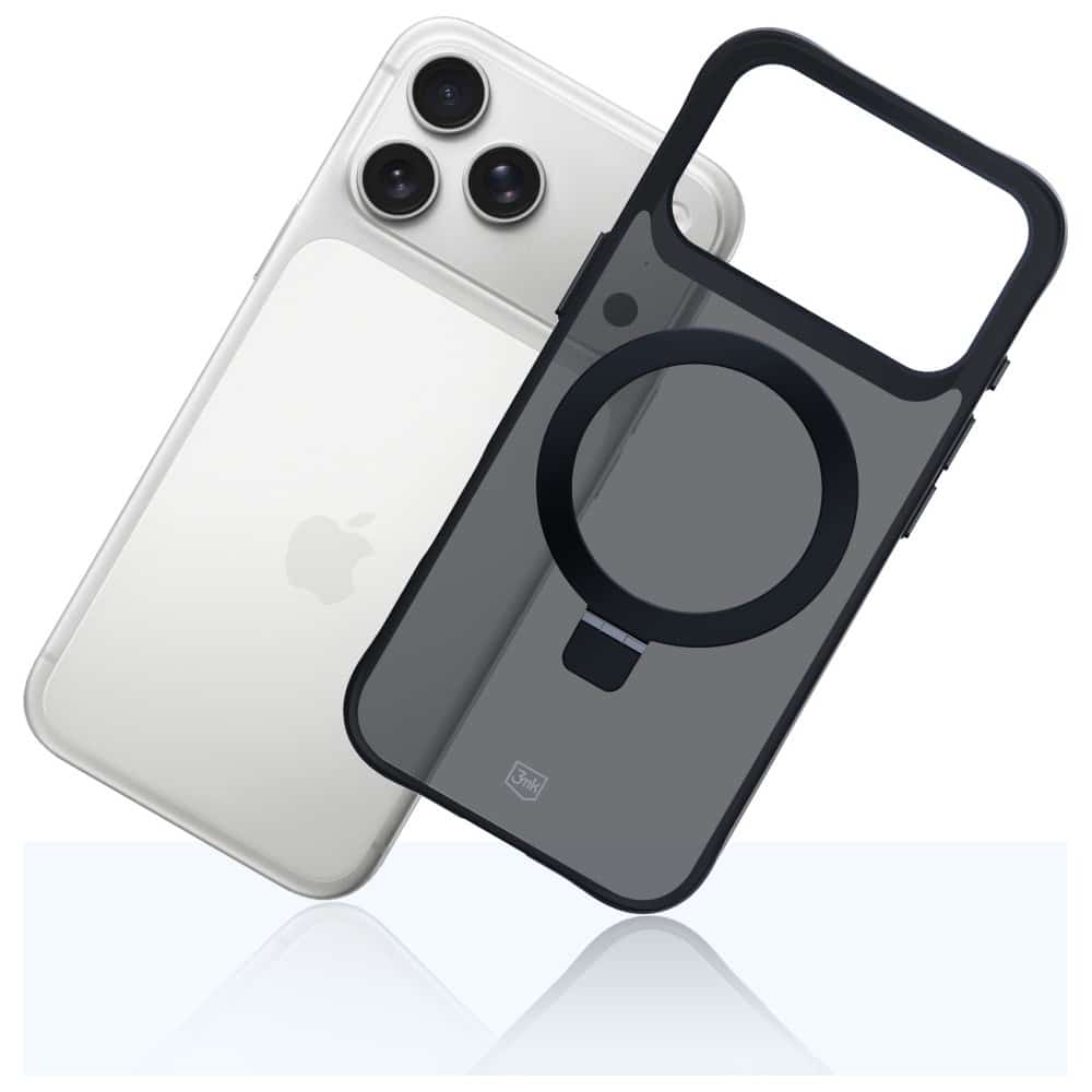 3MK Smoke Case Mag&Stand - θήκη για Apple iPhone 17 Pro - Μαύρο - Image 4