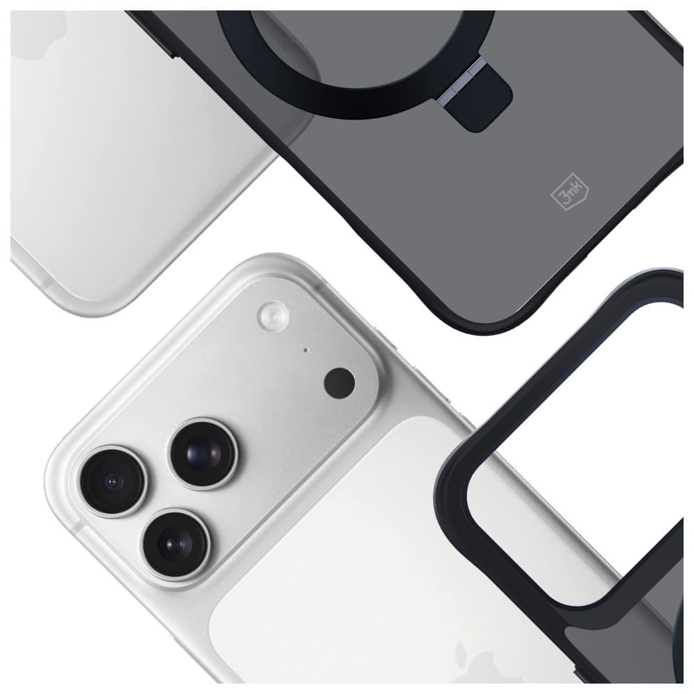 3MK Smoke Case Mag&Stand - θήκη για Apple iPhone 17 Pro - Μαύρο - Image 6