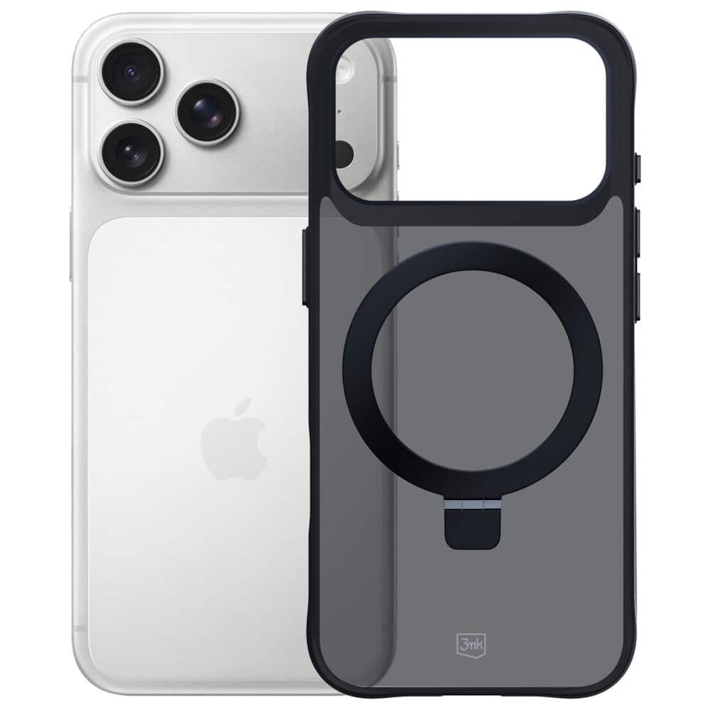 3MK Smoke Case Mag&Stand - θήκη για Apple iPhone 17 Pro - Μαύρο - Image 7