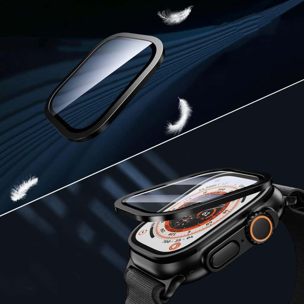 Σκληρυμένο γυαλί Tech-Protect Glass Ring 2-Pack Apple Watch Ultra 1 / 2 / 3 (49 Mm) Black - Image 2