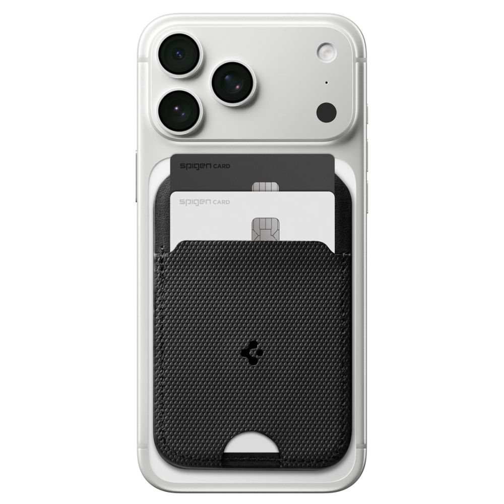 Spigen S314-2 Slim Fold Tripod Magsafe Universal Magnetic Card Holder Black - Image 3