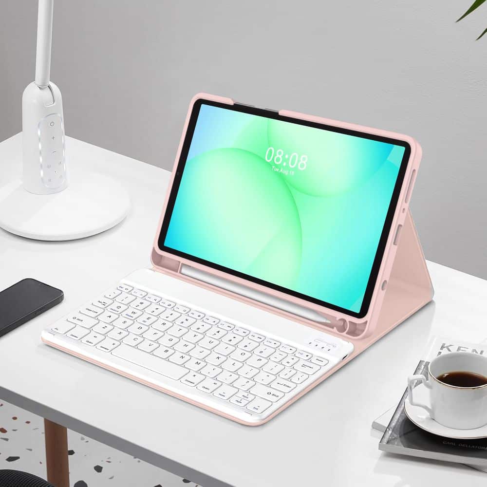 Tech-Protect Sc Pen + Keyboard Galaxy Tab A9 / A11 8.7 X110 / X115 / X133 / X135 Pink - Image 3