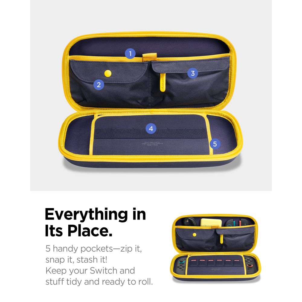 Spigen Nano Pop Pro Pouch Nintendo Switch 2 Blueberry Navy - Image 4