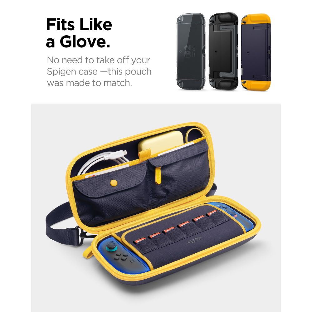 Spigen Nano Pop Pro Pouch Nintendo Switch 2 Blueberry Navy - Image 6