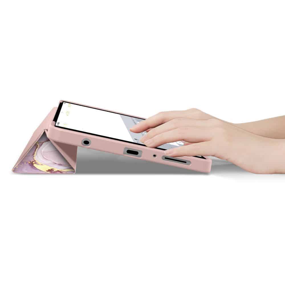Tech-Protect Smartcase Galaxy Tab A9 / A11 8.7 X110 / X115 / X133 / X135 Marble - Image 6