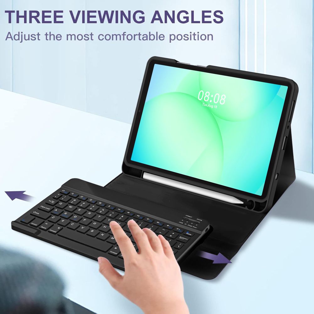 Tech-Protect Sc Pen + Keyboard Galaxy Tab A9 / A11 8.7 X110 / X115 / X133 / X135 Black - Image 6