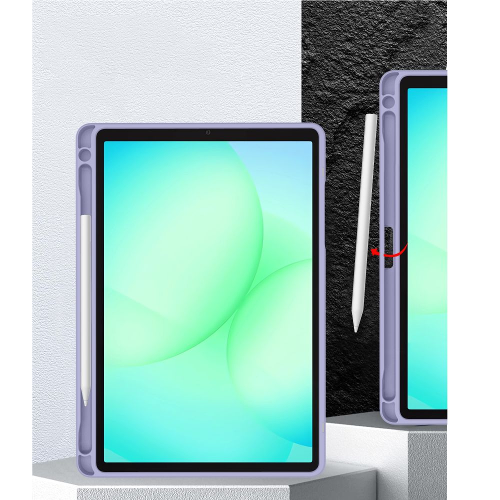 Tech-Protect Sc Pen Hybrid Galaxy Tab A9 / A11 8.7 X110 / X115 / X133 / X135 Violet Marble - Image 6