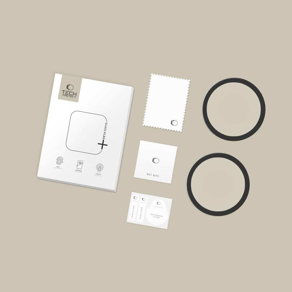 Υβριδικό γυαλί Tech-Protect Glass Flex+ 2-Pack Garmin Venu 4 (41mm) Black - Image 5