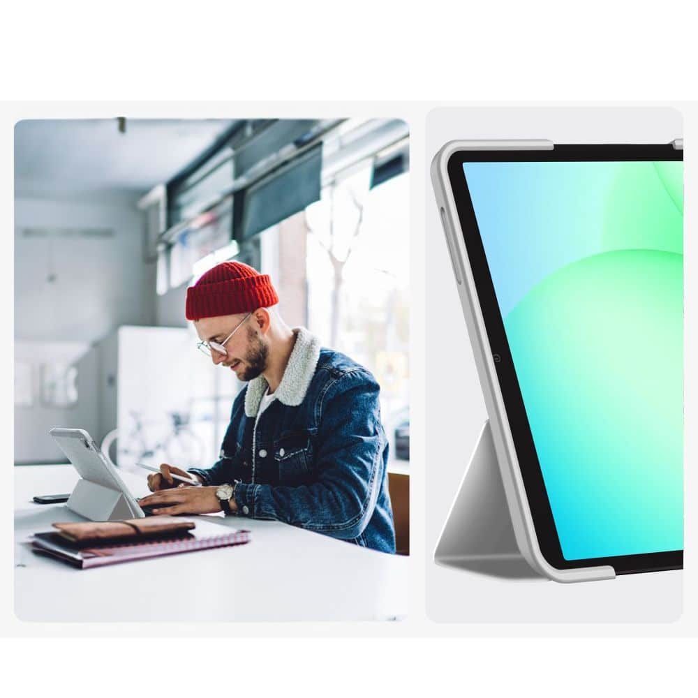 Tech-Protect Smartcase Galaxy Tab A9 / A11 8.7 X110 / X115 / X133 / X135 Grey - Image 7