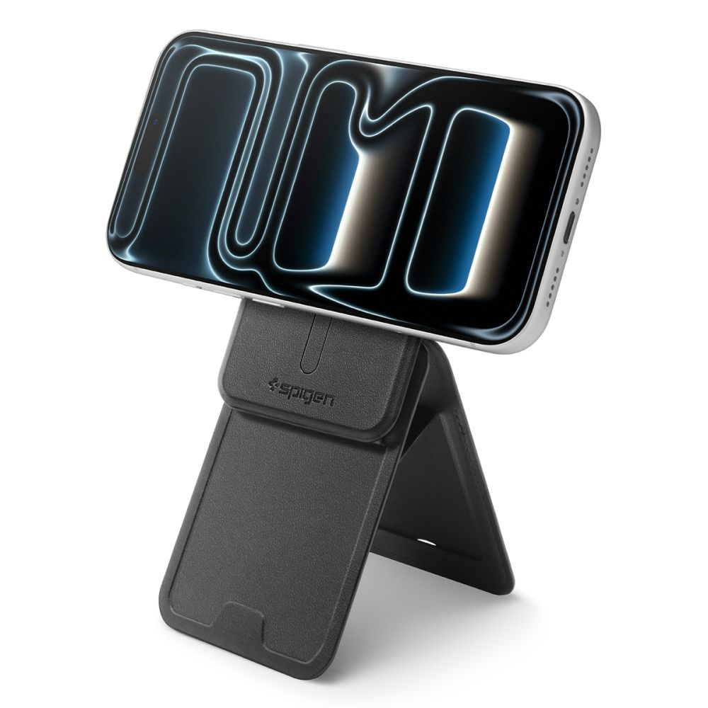 Spigen S314-3 Slim Fold Tripod Magsafe Universal Magnetic Card Holder Black - Image 8