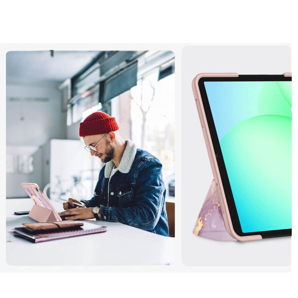 Tech-Protect Smartcase Galaxy Tab A9+ / A11+ Plus 11.0 X210 / X215 / X216 / X230 / X235 / X236 Marble - Image 7
