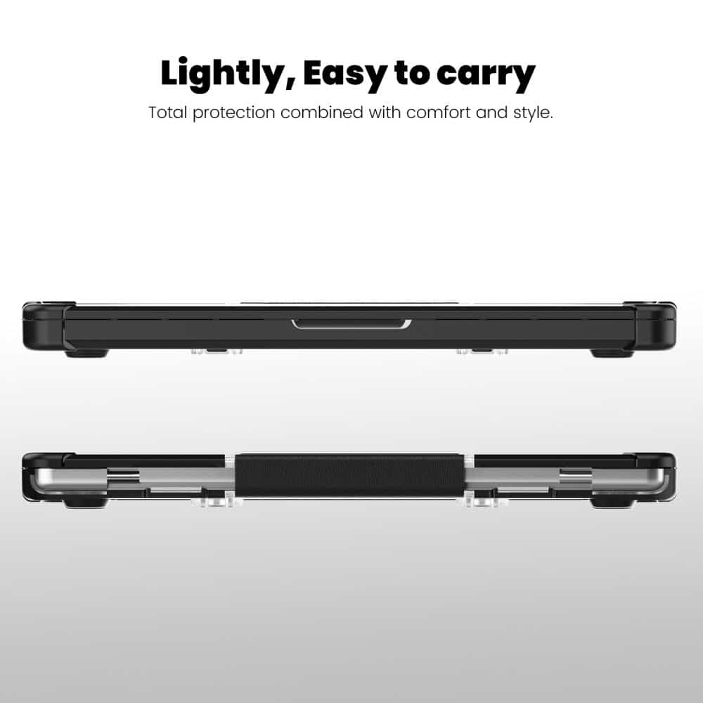 Tech-Protect Smartshell Pro Macbook Pro 14 M1 / M2 / M3 / M4 / M5 2021-2025 Black/clear - Image 7
