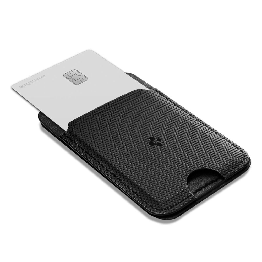 Spigen S314-1 Slim Fold Tripod Magsafe Universal Magnetic Card Holder Black - Image 4