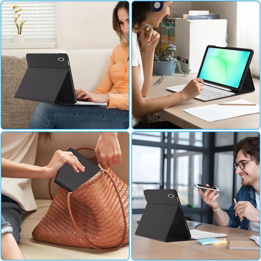 Tech-Protect Sc Pen + Keyboard Galaxy Tab A9 / A11 8.7 X110 / X115 / X133 / X135 Black - Image 8