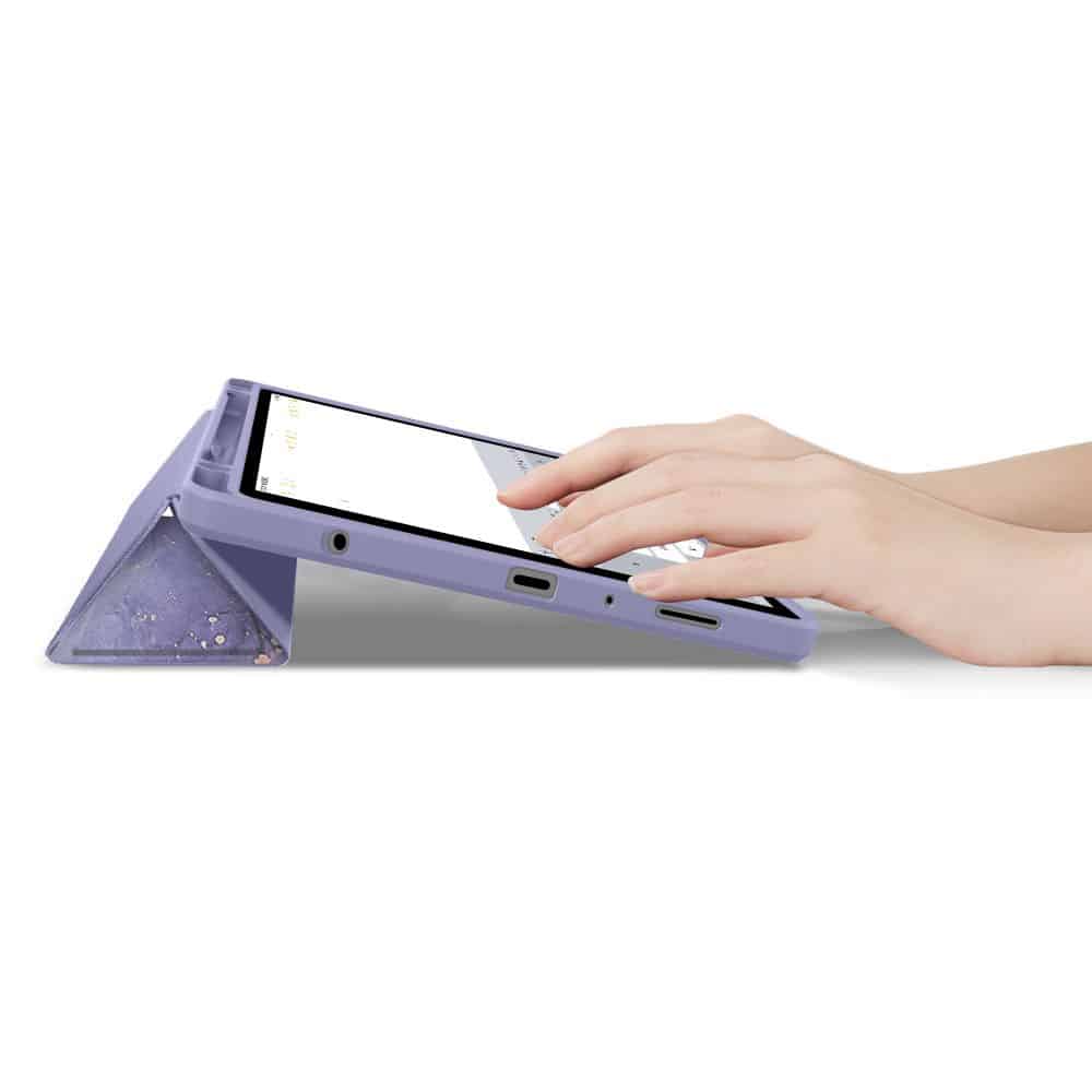 Tech-Protect Sc Pen Hybrid Galaxy Tab A9 / A11 8.7 X110 / X115 / X133 / X135 Violet Marble - Image 8