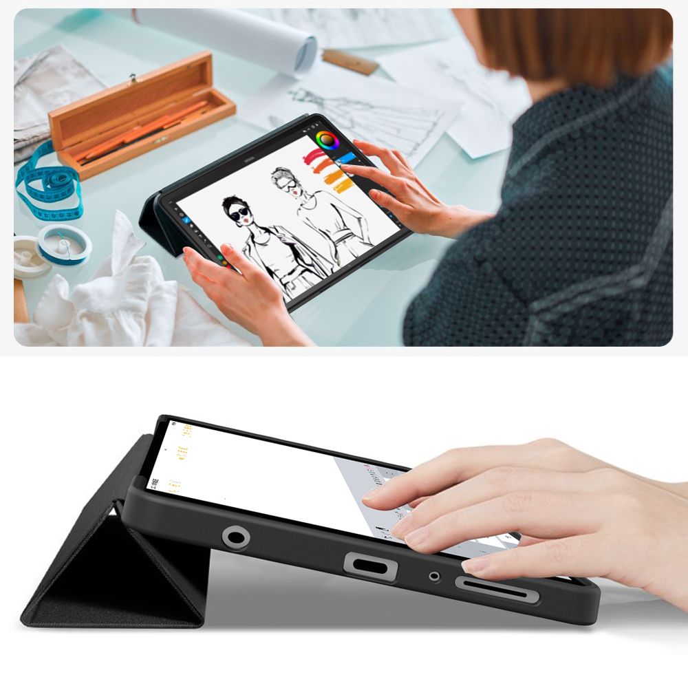 Tech-Protect Smartcase Galaxy Tab A9 / A11 8.7 X110 / X115 / X133 / X135 Black - Image 8