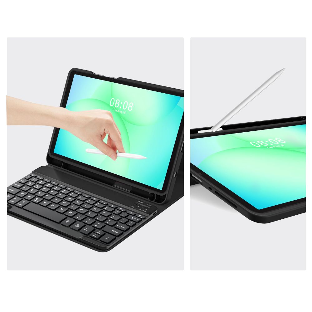 Tech-Protect Sc Pen + Keyboard Galaxy Tab A9 / A11 8.7 X110 / X115 / X133 / X135 Black - Image 9