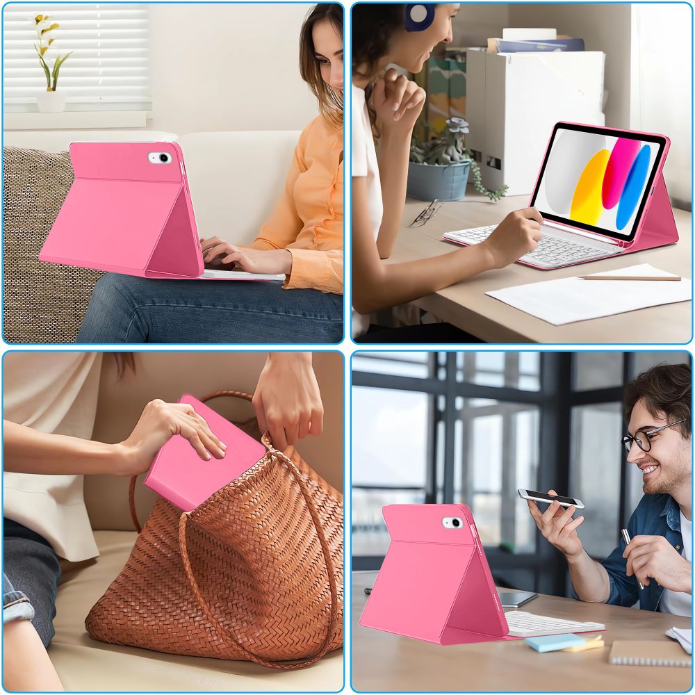 Tech-Protect Sc Pen + Keyboard iPad 10.9” 10 / 2022 / 11” 11 / 2025 Magenta - Image 9