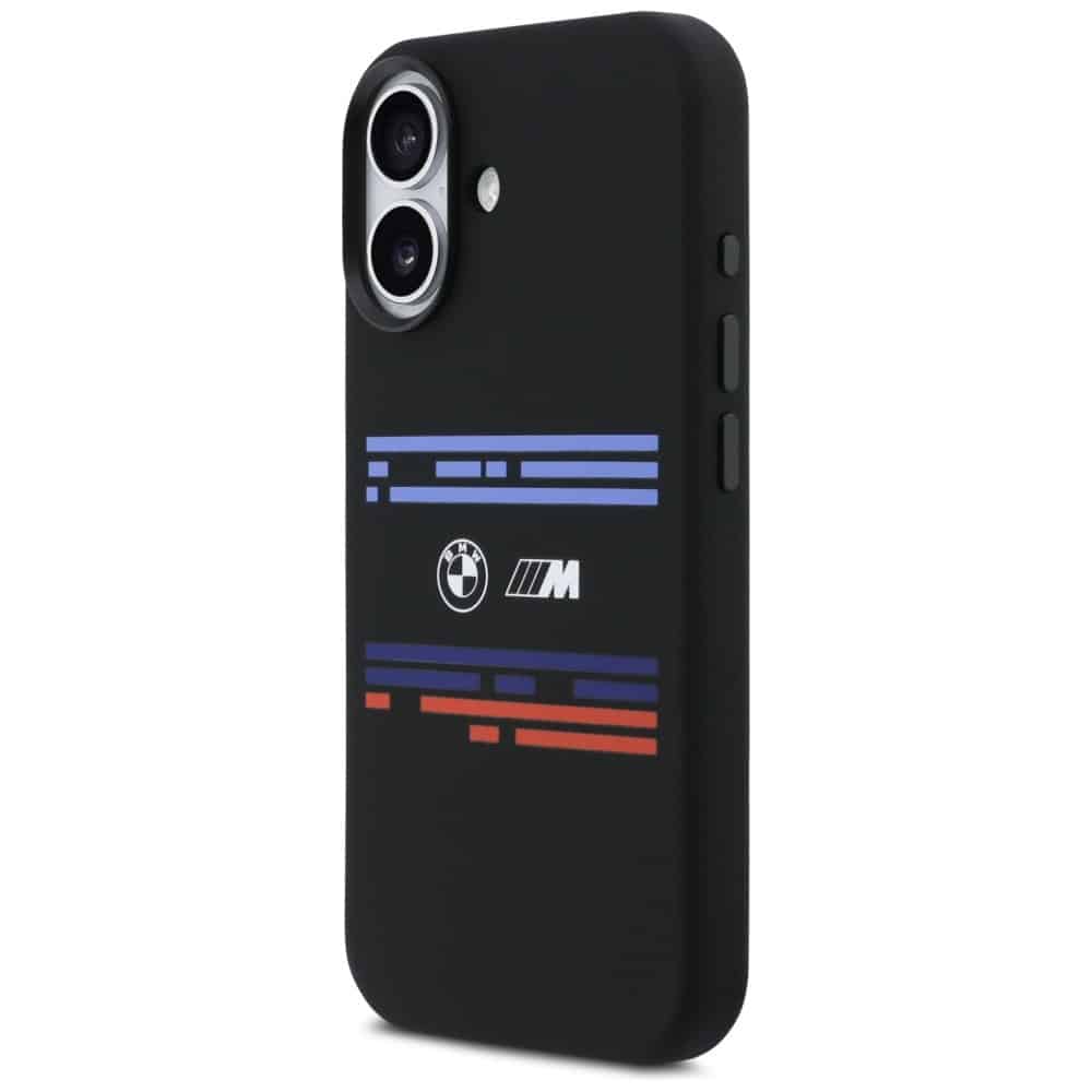 Bmw M Silicon Horizontal Line Magsafe Case For iPhone 17 Black - Image 2