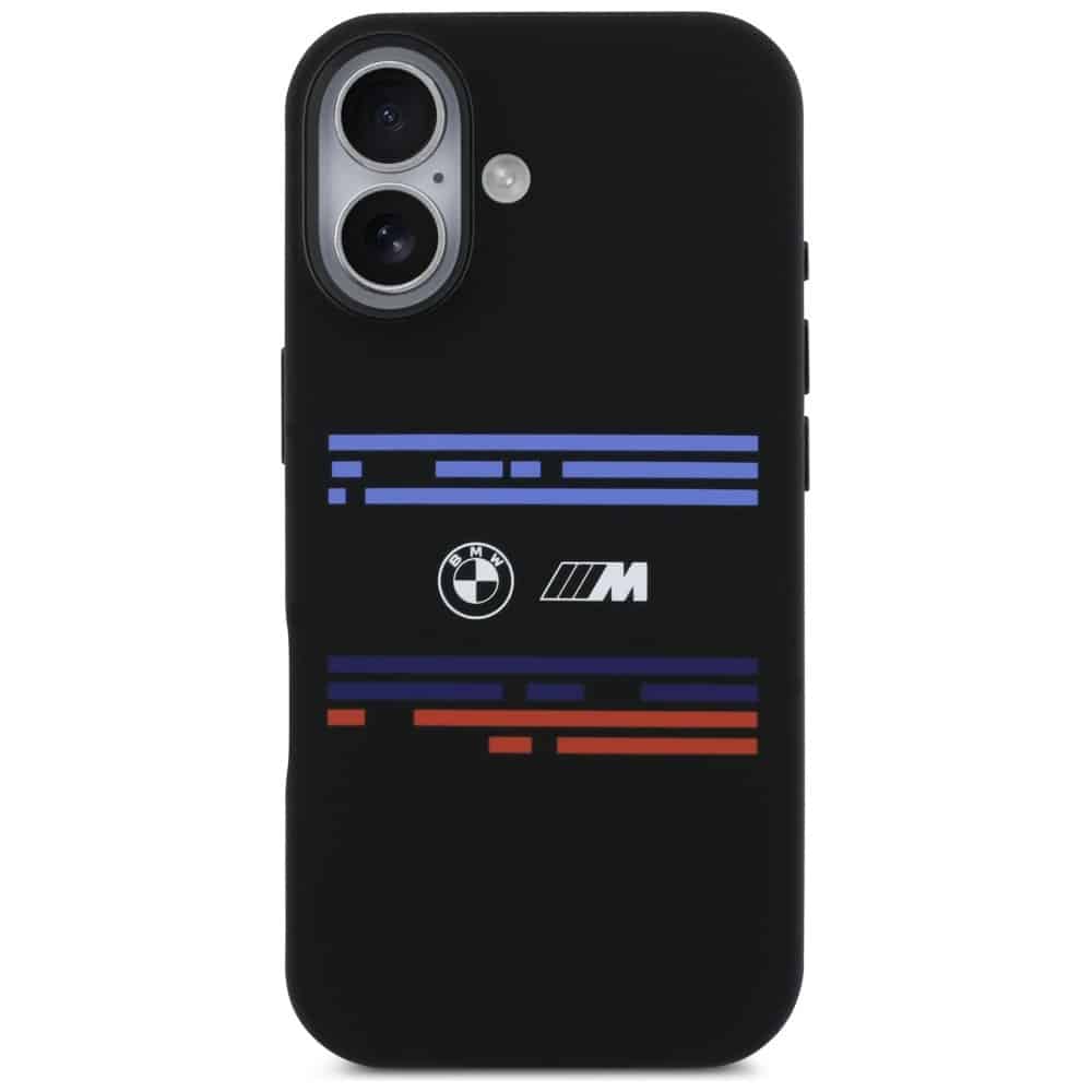 Bmw M Silicon Horizontal Line Magsafe Case For iPhone 17 Black - Image 3