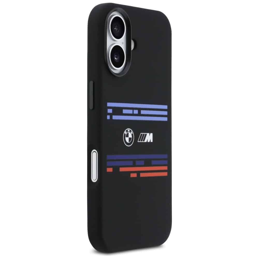 Bmw M Silicon Horizontal Line Magsafe Case For iPhone 17 Black - Image 4