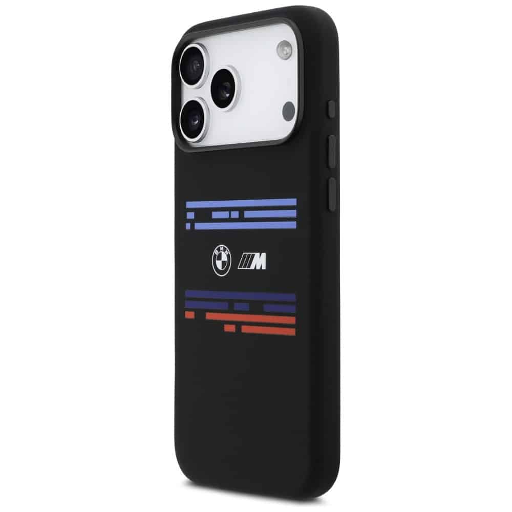 Bmw M Silicon Horizontal Line Magsafe Case For iPhone 17 Pro Max Black - Image 2