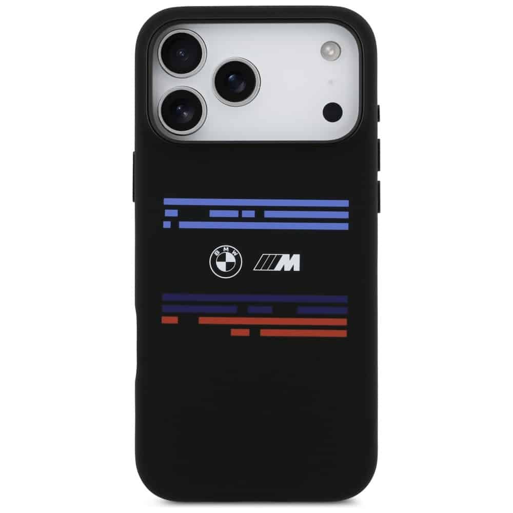 Bmw M Silicon Horizontal Line Magsafe Case For iPhone 17 Pro Max Black - Image 3
