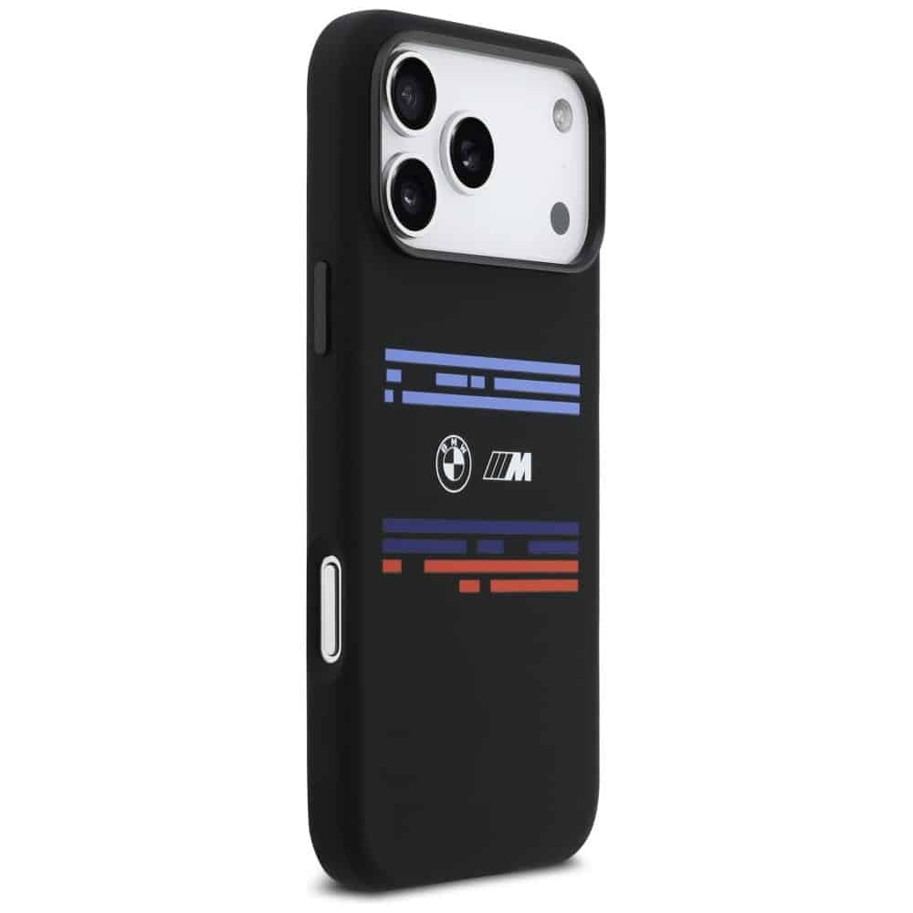 Bmw M Silicon Horizontal Line Magsafe Case For iPhone 17 Pro Max Black - Image 4