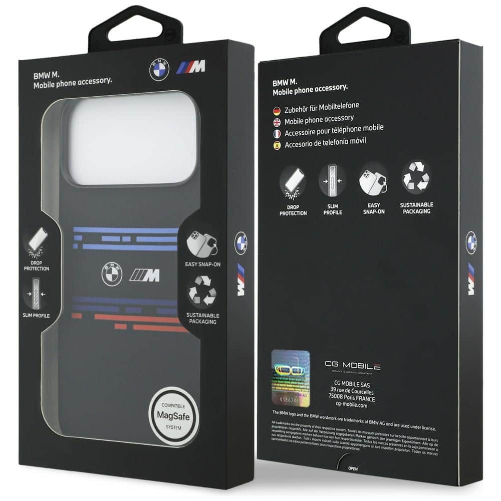 Bmw M Silicon Horizontal Line Magsafe Case For iPhone 17 Pro Max Black - Image 8