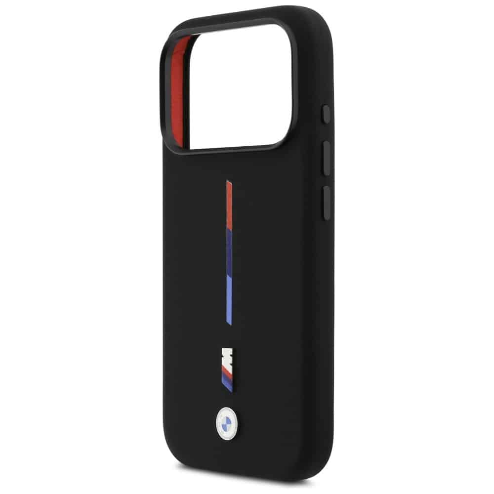 Bmw M Silicon Tricolor Line Magsafe Case For iPhone 17 Pro Black - Image 6