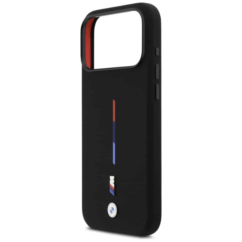 Bmw M Silicon Tricolor Line Magsafe Case For iPhone 17 Pro Max Black - Image 6