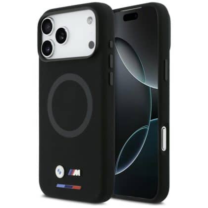 BMW M Silicon Logo MagSafe - θήκη για Apple iPhone 17 Pro Max - Μαύρο