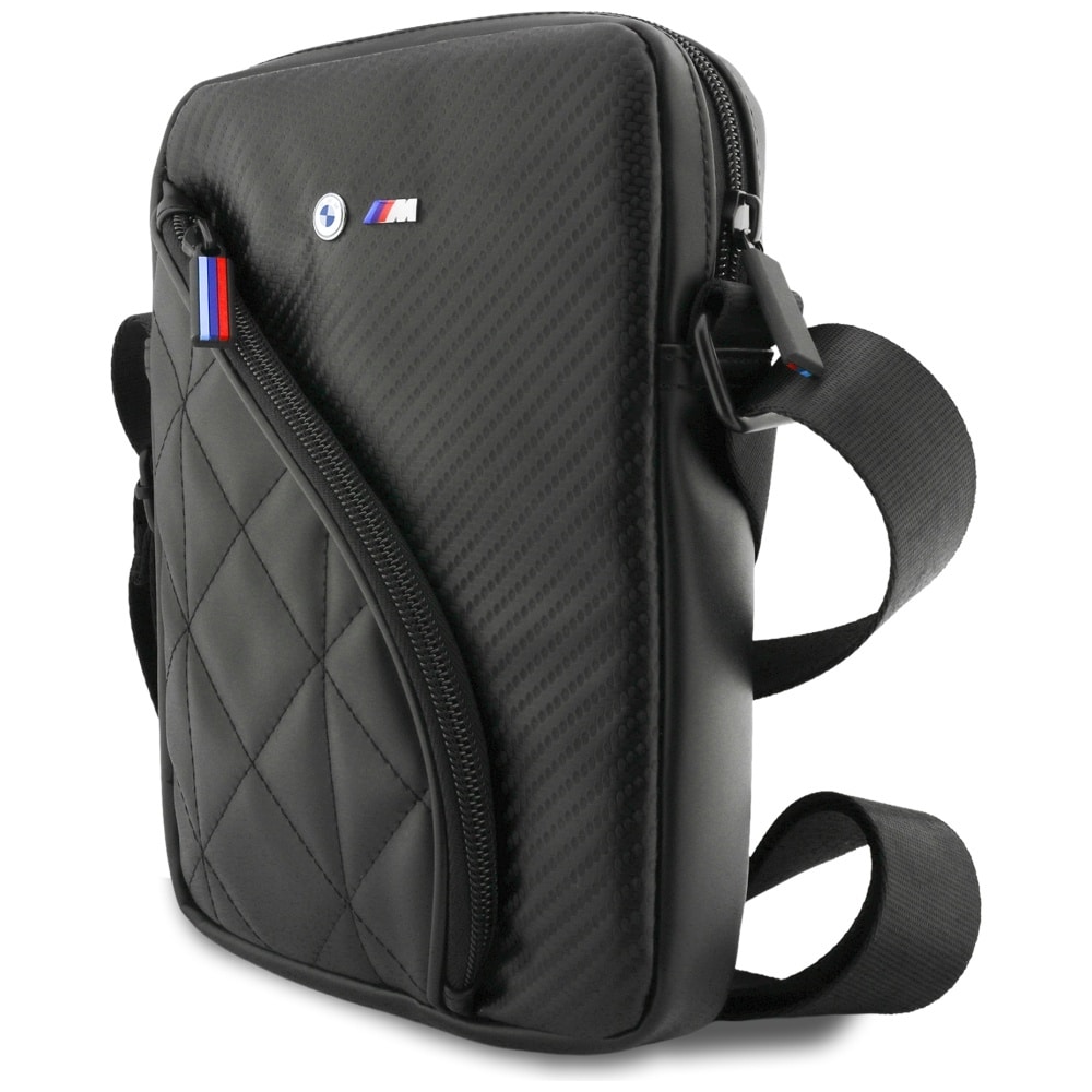 Bag Bmw Carbon Pockets & Metal Logo 8" Black - Image 2
