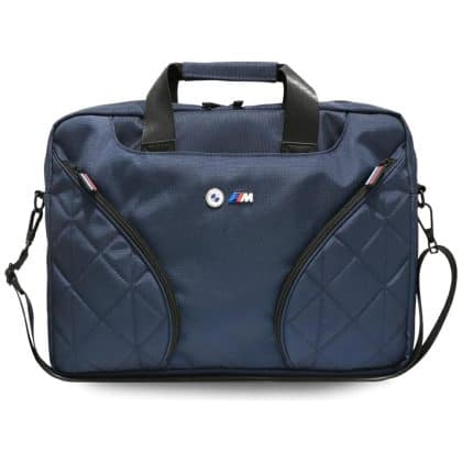 Bag Bmw Nylom Pockets & Metal Logo 16" Navy