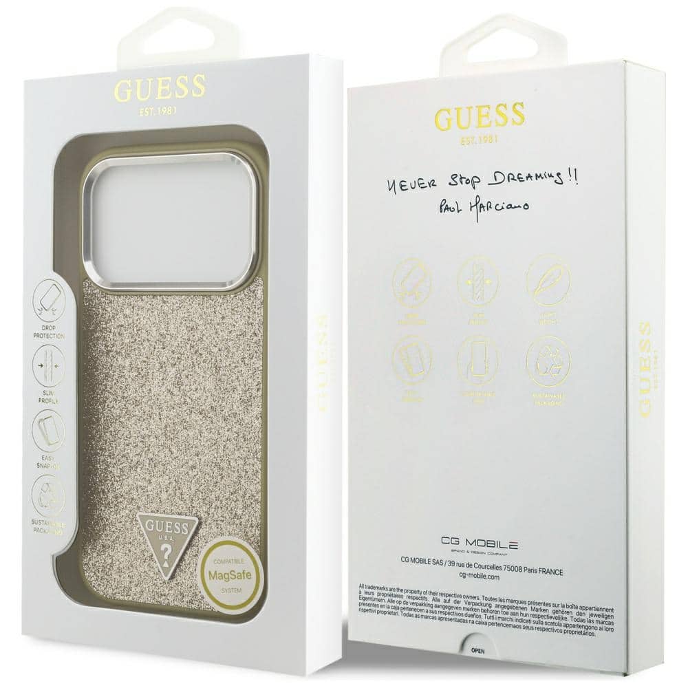 Guess Glitter Triangle - θήκη για Apple iPhone 17 Pro - Πολύχρωμο - Image 8