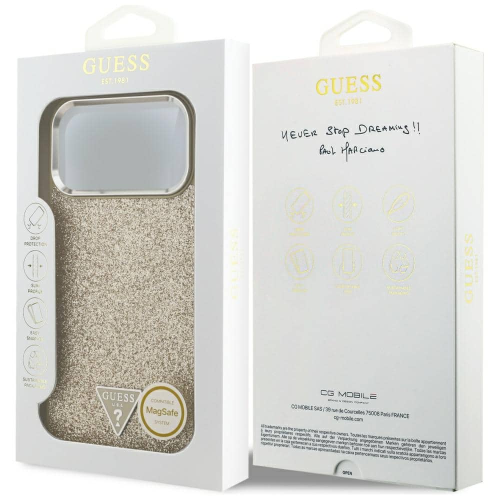 Guess Glitter Triangle - θήκη για Apple iPhone 17 Pro Max - Πολύχρωμο - Image 8