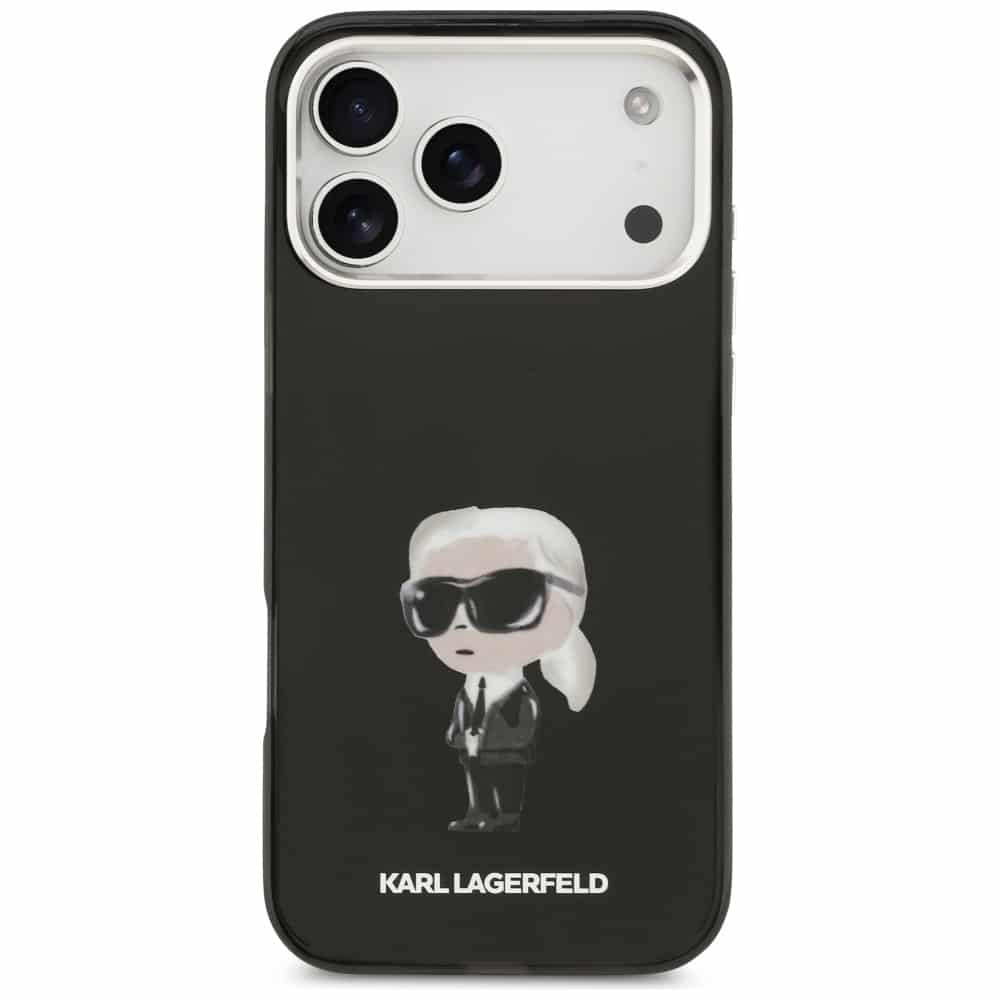 Karl Lagerfeld IML Aquarelle Karl & Logo - θήκη για Apple iPhone 17 Pro Max - Μαύρο - Image 3